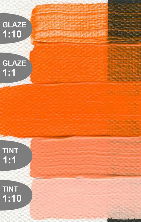 OPEN Slow-Drying Acrylics by GOLDEN, Cadmium Orange, 2 fl oz. tube, Professional Acrylic Paint, Semi-Opaque...