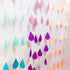 Baby Shower Decorations for Girl, Pink Party Hanging Raindrop Garland, Wedding Celebration Supplies, Paper Birthday Banners Decor Set, Graduation ...