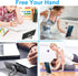 Phone Ring Holder Finger Kickstand, Foldable 360° Rotation Cellphone Grip for Desk, Office Desktop, Cell Phone Stand Compatible with iPhone iPad S...