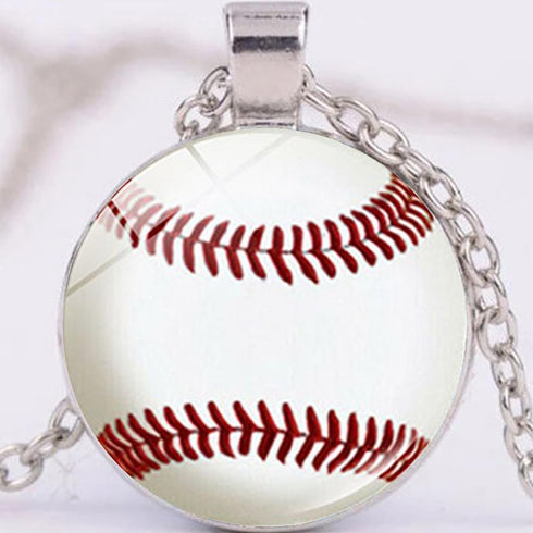 4 PCS Baseball Jewelry for Sports, Baseball Necklace Earrings Bangle Set...