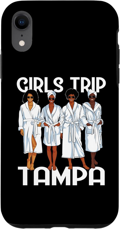 iPhone XR Girls Trip 2024 Tampa For Black Melanin Women Spa Relax Case...