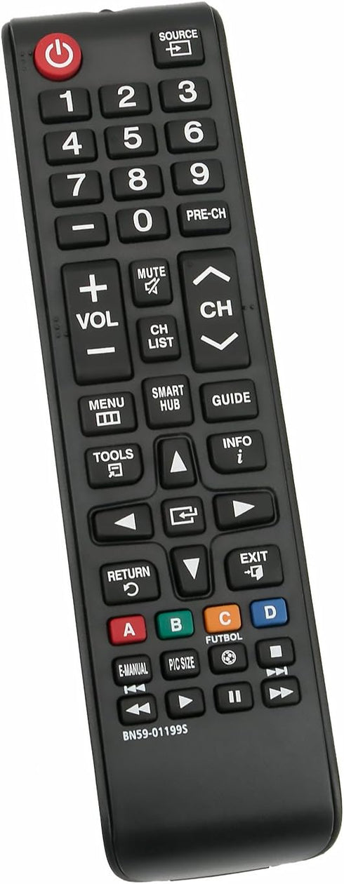 BN59-01199S Replace Remote Control fit for Samsung Smart TV LED HDTV UN32J5205 UN40JU6700 UN55JU6700 UN48JU6700 UN65JU6700 6200 6520 7500 9500 Ser...