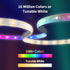Aqara LED Strip T1 Extension, Requires LED Strip T1 (Sold Separately), 3.28 FT RGB+IC LED Light Extension with 16 Million Colors/Tunable White/Gra...