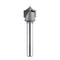 SpeTool 1/4" Shank Point Cutting Roundover Router Bit with 1/2" Cutting Diameter 1/4" Radius, Carbide 2 Flute Tipped Round Over Beading Bits for C...