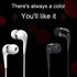 Black Wired Earbuds Headphones- in-Ear Noise Rejection Universal 3.5mm Stereo Sport Headset with Mic for School Gaming Sports Music Black One Size...