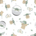 Lambs & Ivy Star Wars Mandalorian The Child/Baby Yoda/Grogu Fitted Crib Sheet...