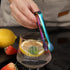 Pack Mini Ice Tongs Sugar Tongs Stainless Steel Small Serving Tongs Appetizers Tongs for Party Coffee Tea Bar Kitchen, Rainbow 4.3''...
