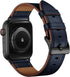 OUHENG Compatible with Apple Watch Band 42mm 41mm 40mm 38mm, Genuine Leather Band Replacement Strap Compatible with Apple Watch Series 10/9/8/7/6/...