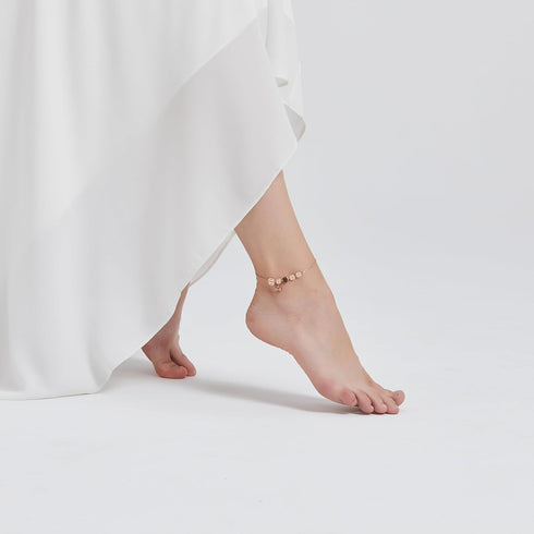 Rose gold coin type Anklet , Summer Anklet...