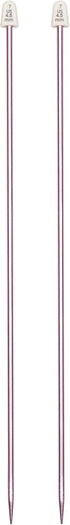Susan Bates 14-Inch Silvalume Single Point Knitting Needle, 4.5mm, Rose......