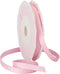 Morex Ribbon Swiss Dot Polyester Grosgrain Ribbon, 3/8-Inch by 20-Yard Spool, Light Pink...