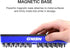 NEIKO 02401A H?? ??t Organizer, 37 Hole Drill B?t Holder Organizer, 1/4" H?x for Storage of He? ?its and Drill ??ts, Magnetic Bit Holder with Magn...