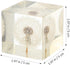 Glass Balls 3D Dandelion Crystal Glass Cube Transparent Desktop Statue Ornament for Birthday Wedding Valentine Home Decor(1.97 in)...