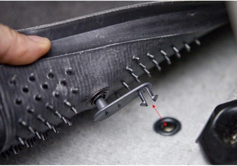 4 CAR MAT Fixing Clips Floor Carpet Clips Fixing Hooks for Toyota Lexus Black...