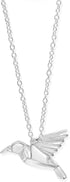 Boma Jewelry Sterling Silver Origami Bird Necklace, 16 inches...