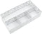 EasyPAG Desk Drawer Organizer with 3 Small Bins and 1 Long Bin,White...