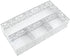EasyPAG Desk Drawer Organizer with 3 Small Bins and 1 Long Bin,White...