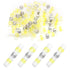 100Pcs 12-10 AWG Wire Connectors Waterproof Solder Sleeve Heat Shrink Butt Connectors Self Soldering Wire Connectors(Yellow,12-10 AWG)...