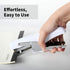 Stapler with 1000 Staples-Plier Stapler Save 60% Power,Good for Stapling at Home School or Warehouse (white)...