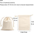 Tendwarm 20 Pack 3x3.9 Inch Mini Size Cotton Drawstring Bags Reusable Muslin Sachet Bag for Party Wedding...
