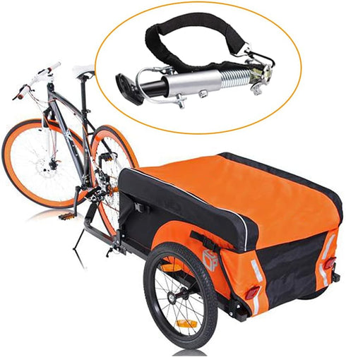 Universal Bicycle Trailer Coupler Bike Trailer Hitch Attachment Hitch Linker Connector Adapter Rear Rack Quick Release Accessories for Instep & Sc...