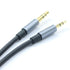 Black 3ft Gold Plated Design 3.5mm Male to 2.5mm Male Car Auxiliary Audio Cable Cord Headphone Connect Cable for Apple, Android Smartphone, Tablet...