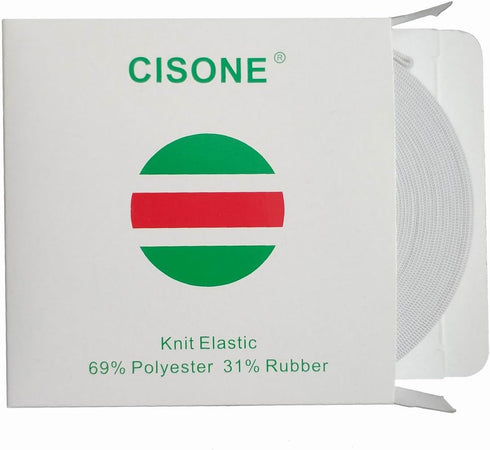 Knit Elastic 3/4 Inch Wide White Heavy Stretch High Elasticity Knit Elastic Band 10 Yards...