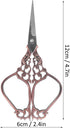 Vintage Classical DIY Sewing Scissors for Embroidery and Art Craft Collection, Ergonomic Handle Design (Rose Gold)...