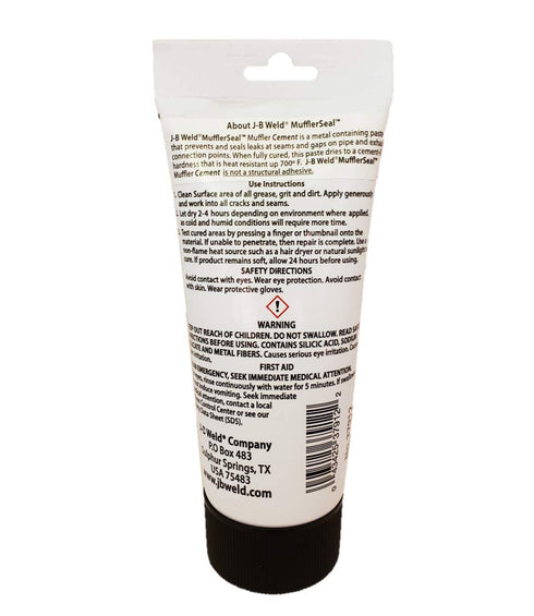 J-B Weld MufflerSeal Muffler Cement Plastic Tube 12 oz., Model Number: 37912...