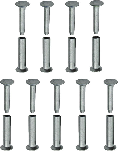 9 Sets Kitchen Knife Handle Screw Fixing Rivet Nuts Chef Knives Cutter Wooden Grip Screws Fastener Fixer Clip Nail Replacement Repair Stainless St...