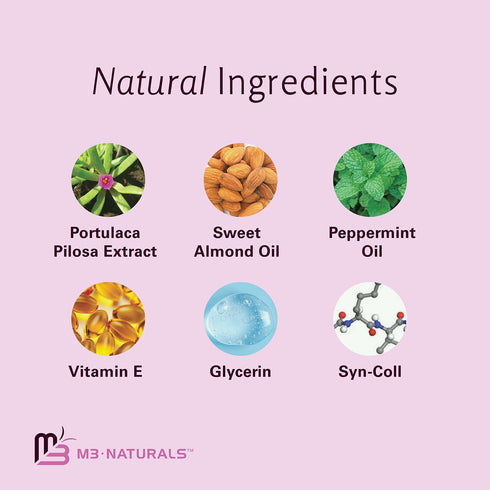 M3 Naturals Collagen Lip Plumper Clinically Proven Natural Lip Enhancer for Fuller Softer Lips Increased Elasticity Reduce Fine Lines Hydrating Pl...
