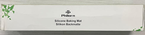 PHILORN Silicone Baking Mat Set, 16.5" x 11.42" Macaron Baking Mat, Non-Stick Baking Mat with Baking Tools, 2 Pack Food Safe Baking Silicone Mat, ...