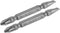 uxcell 2 Pcs PH2/SL6 Magnetic Double Ended Screwdriver Bits, 1/4 Inch Hex Shank 2.56-inch Length S2 Power Tool...