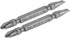 uxcell 2 Pcs PH2/SL6 Magnetic Double Ended Screwdriver Bits, 1/4 Inch Hex Shank 2.56-inch Length S2 Power Tool...