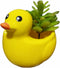 Cute 4.7 Inches Indoor Cartoon Animal Duck Shaped Ceramic Succulent Cactus Flower Plant Pots Planter - Plant Not Included (Yellow)...