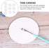 10pcs Round Painting Canvas Panel Boards Canvas Drawing Board Stretched Artist Canvas Canvas Painting Board for Drawing Painting DIY Student Artis...