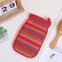 Double Sided Bath Towel Bath Scrubbing Gloves Scrubbing Exfoliator Exfoliating Gloves for Bath Face Scrub Gloves Body Wash Scrubber Elastic, Red...