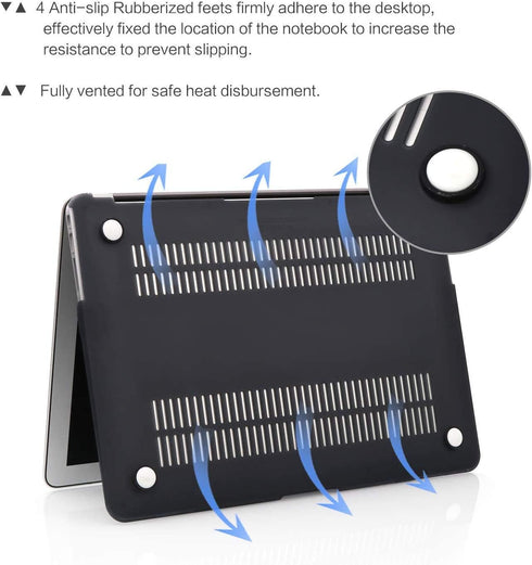 iCasso Compatible with MacBook Pro 13 inch Case 2020 Release A2338M1/A2251/A2289, Plastic Hard Shell Case & Keyboard Cover & Screen Protector Only...