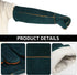 1 Pair Animal Handling Gloves Bite Proof,Leather Welding Gloves,24.4in Reinforced Leather Gloves with 2 Tweezers for Dog Training,Cat,Falcon,Repti...