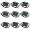 9pcs Voltage Meter 0.36 Inch 2 Wire DC 0-32V with Three Digit Panel LED Display Panel Mount Car Motorcycle Battery Monitor Tester Reverse Polarity...