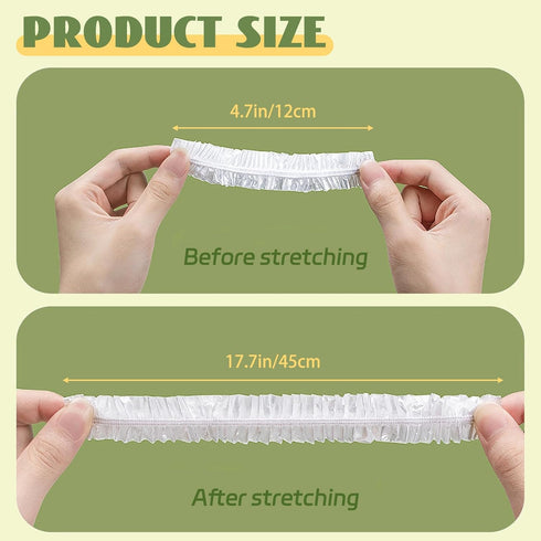 400 Pcs Fresh Keeping Bags,Plastic Food Storage Covers,Elastic Sealing Bowl Lids,Adjustable Wrap Bowl Covers for Family Kitchen Outdoor Picnic...
