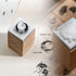 Plant Wooden Rubber Stamps Set - 16 PCS Small Vintage Flower Moon Bowtie Stamps Kit for Scrapbook,DIY Craft Card,Painting,Photo Album (Plant Rubbe...
