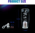 1 Pack Car Shift Knob, LED Luminous Crystal Gear Shifter with Colorful Lights, Automobile Interior Supplies, Universal for Most Cars, Trucks and V...