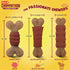 Hartz New Chompathon Gripper Bone Dog Chew Toy for Aggressive Chewers, Double Layered Flavored with Chicken & Bacon...