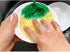 4 Pcs Fruit Shaped Kitchen Sponge Washing Dishes, Cute Kiwi and Strawberry Shaped Reusable No Odor Sponges for Scrubbing, Cleaning, Dishwashing...