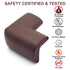 Baby Proofing Edge Corner Protector, 20.5 ft (18.1ft Edge + 8 Corners) Baby Proof Corner Guards ,Thick Table Bumper Guard, 3M Pre-Taped Corners, S...