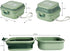 Collapsible Dog Water Bowl, Portable Dog Bowl for Traveling, 2-in-1 Pet Food and Water Feeder - Travel Dog Bowls with Lid for Walking, Traveling, ...
