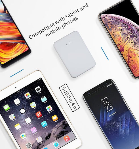 Portable Charger Power Bank 5000mAh Battery Pack 5V 2A with USB Cable, Carrying Hard case and Hook for iPhone, Samsung Galaxy and More (1)......