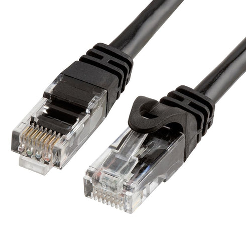 Cmple - 5 Pack Cat6 Ethernet Cable 1.5 ft, High Speed Cat6 Internet Network Cord, Ethernet Patch Cables, Computer LAN Wire with Snagless RJ45 Conn...