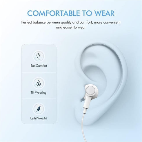 2 Pack-Wired Headphones for iPhone 14 Pro Earbuds with Lighing Aux Jack in Ear Earphones Noise Reduction Built-in Mic & Volume Control Support for...